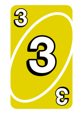 Three 3 Yellow Uno Card Game Fan Halloween Baby One Piece
