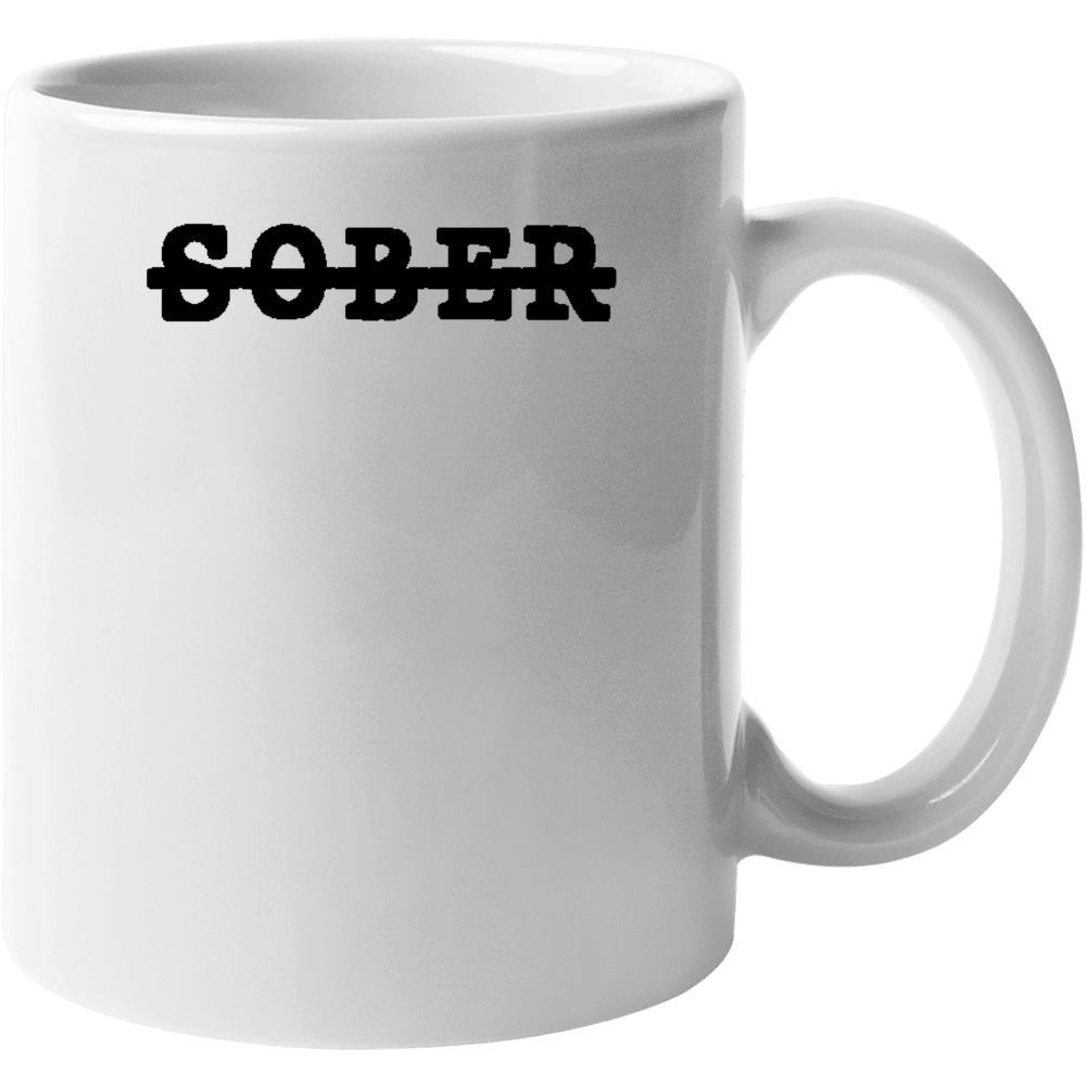 Not Sober Funny St Patricks Day Mug