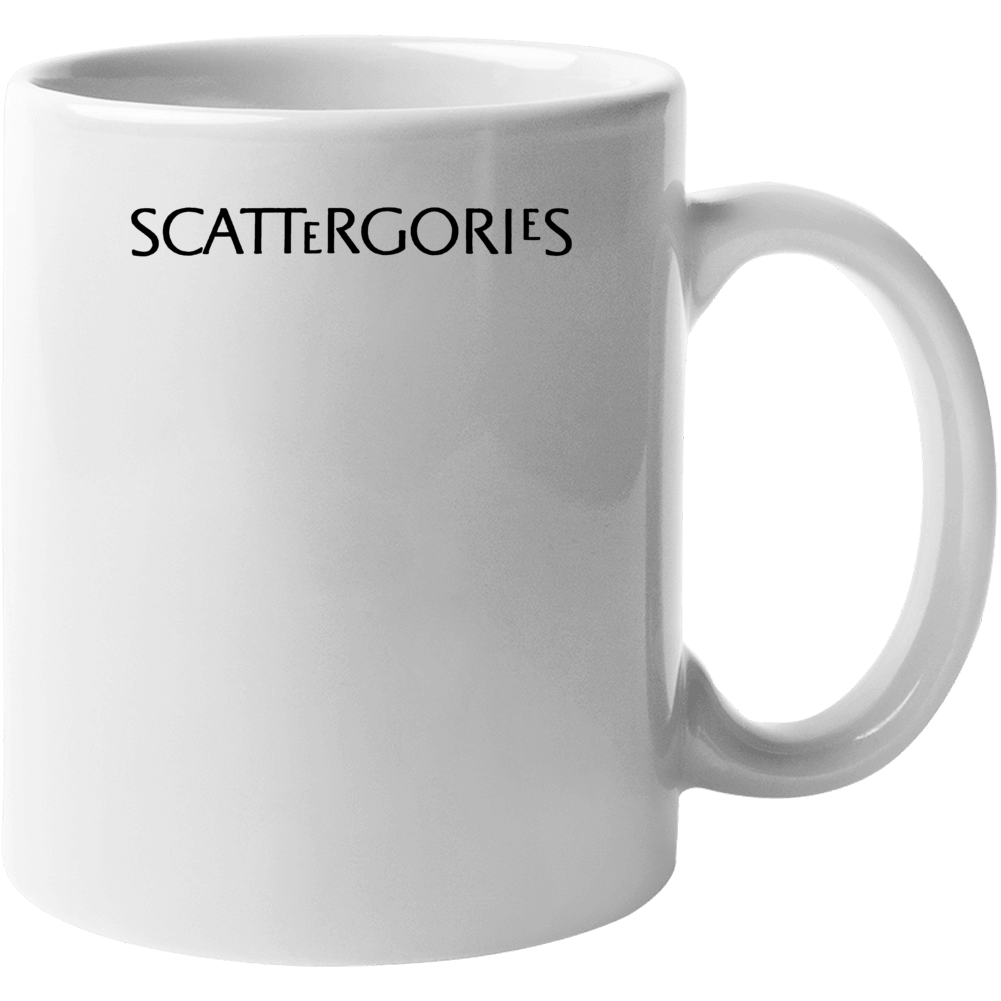 Scattergories Best Board Game Of All Time Players Mug