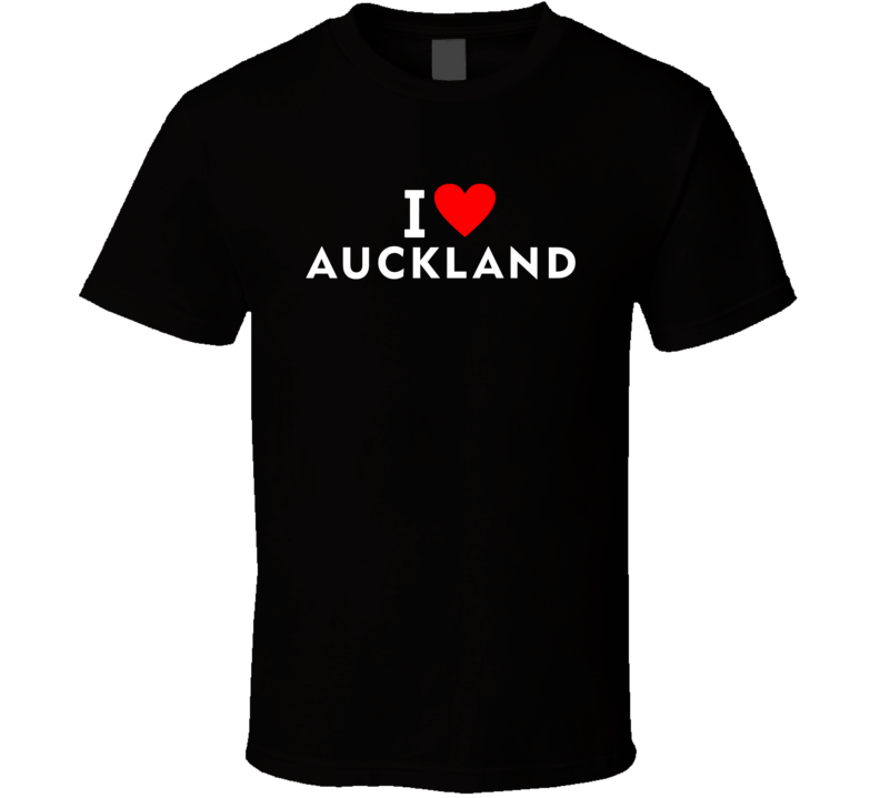 I Love Auckland T Shirt