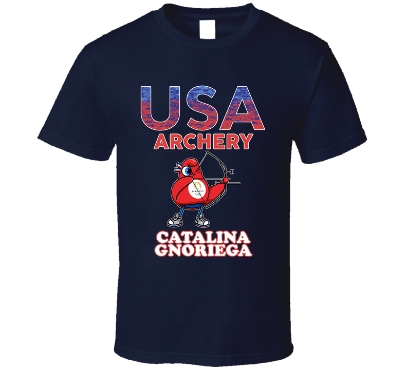 Catalina Gnoriega Team Usa Archery Paris 2024 Fan T Shirt