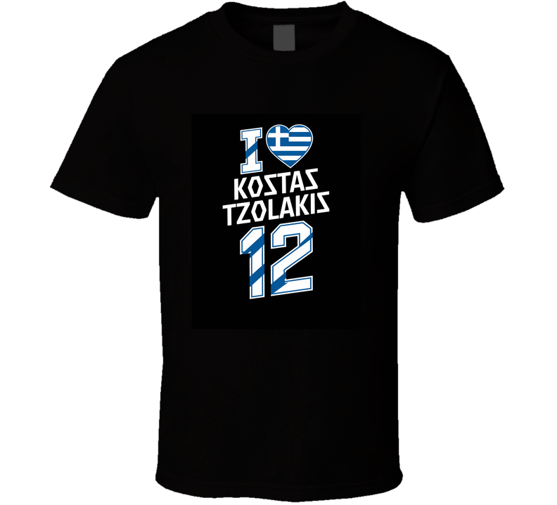 Kostas Tzolakis Greece Soccer T Shirt
