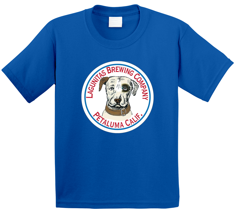 Lagunitas Brewing Company Petaluma California Cool Beer Alcohol Dog Logo Toddler Youth Kids T Shirt