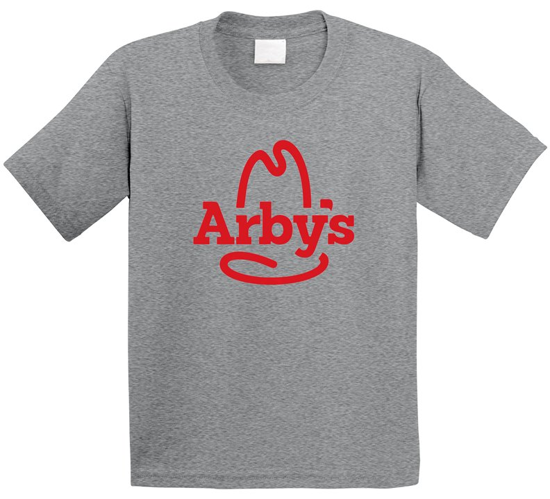 Arbys All Red Logo Toddler Youth Kids T Shirt