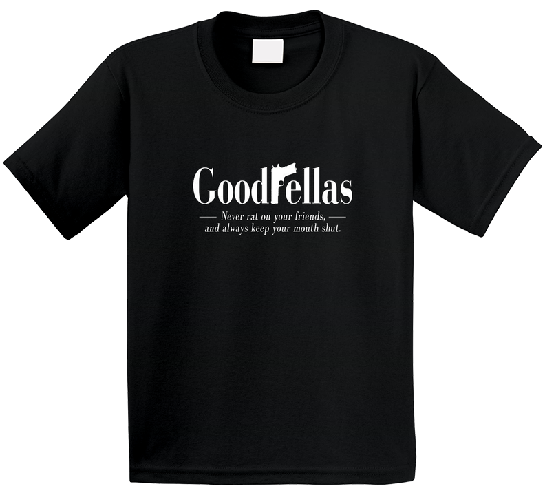 Goodfellas Title Retro 90s Movie  Fan Toddler Youth Kids T Shirt