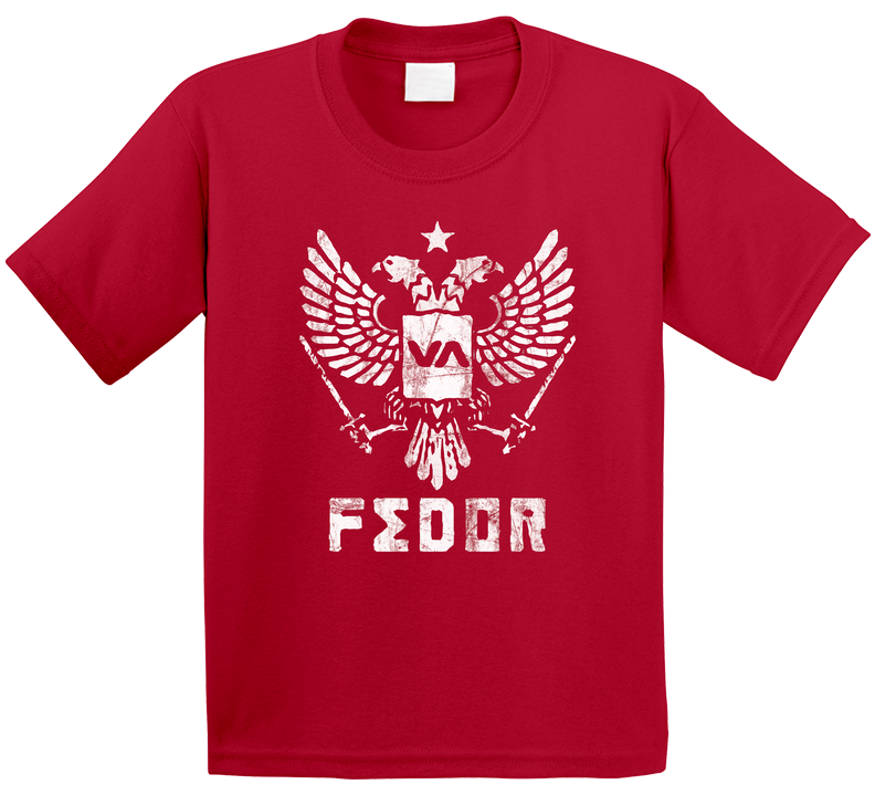 Fedor Emelianenko Mma Fighter Crest Toddler Youth Kids T Shirt