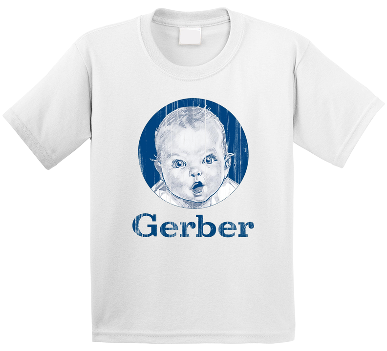 Gerber Logo Popular Baby Brand Food Products Company Fan Gift Toddler Youth Kids T Shirt