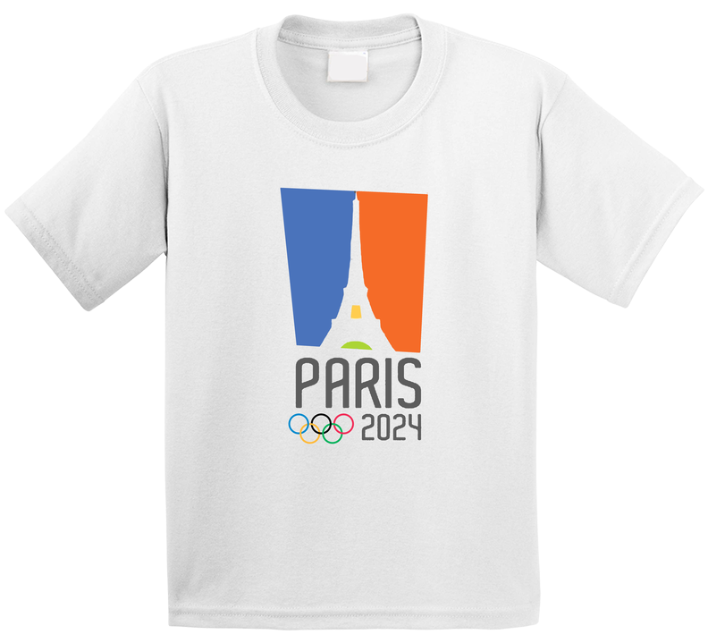 Paris 2024 Olympics Logo Toddler Youth Kids T Shirt