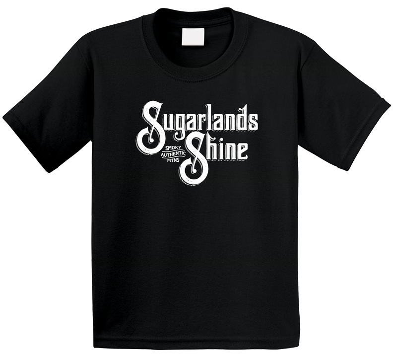 Sugarlands Shine Moonshine Whiskey Label Logo Drinking Toddler Youth Kids T Shirt
