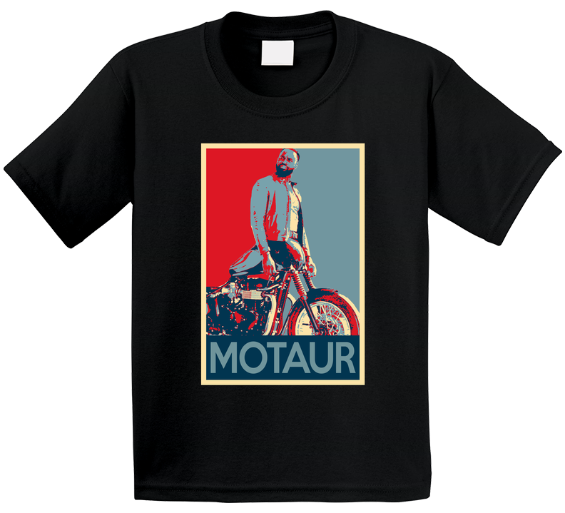 Motaur Hope Poster Half Man Half Motorcycle Progressive Mascot Fan Toddler Youth Kids T Shirt