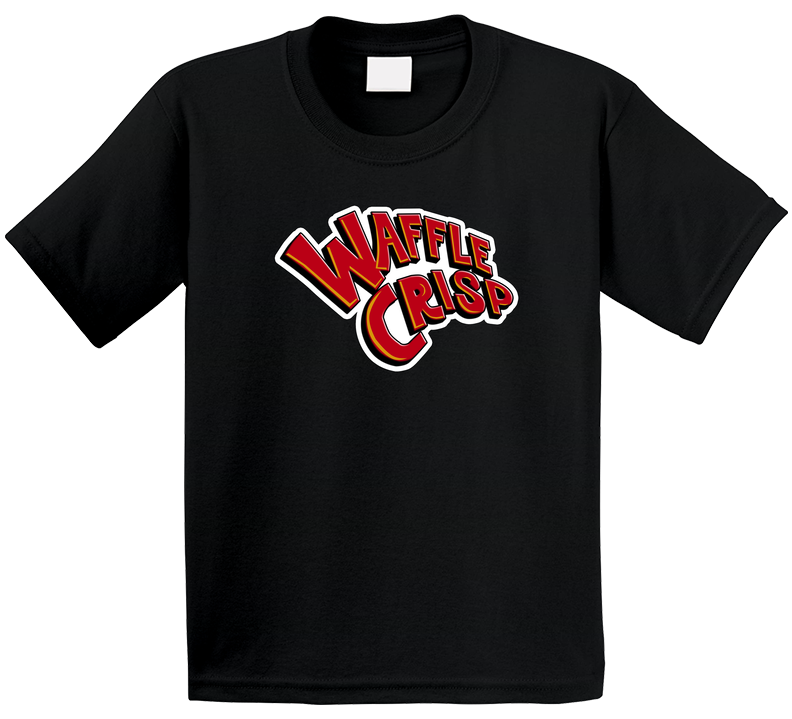 Waffle Crisp Cereal Popular Discontinued Food Toddler Youth Kids T Shirt