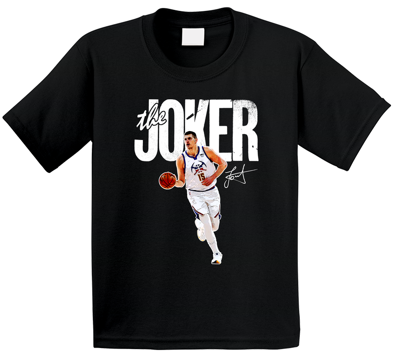 Nikola Jokic Joker Dribbling Toddler Youth Kids T Shirt