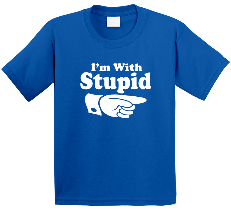 Im With Stupid Geico Manatee Commercial Funny Toddler Youth Kids T Shirt