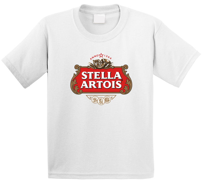 Stella Artois Cool Brewery Beer Alcohol Logo Toddler Youth Kids T Shirt