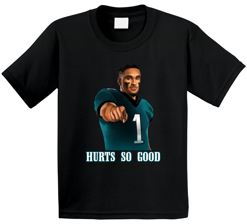 Jalen Hurt Hurts So Good Football Sports Fan Toddler Youth Kids T Shirt