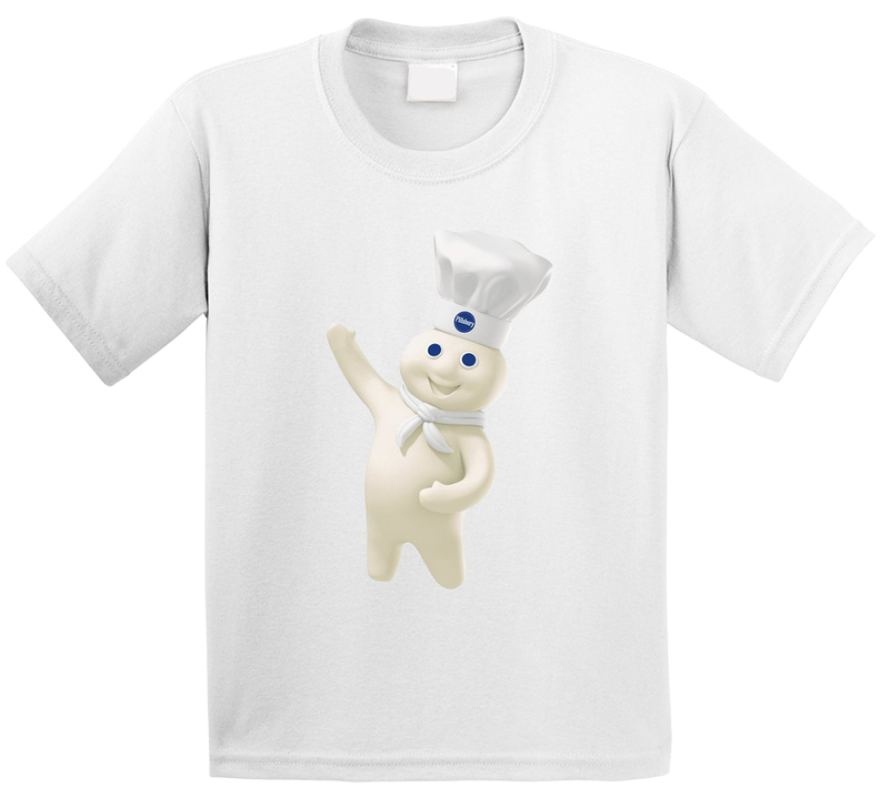 Pillsbury Doughboy Funny Baked Goods Mascot Toddler Youth Kids T Shirt