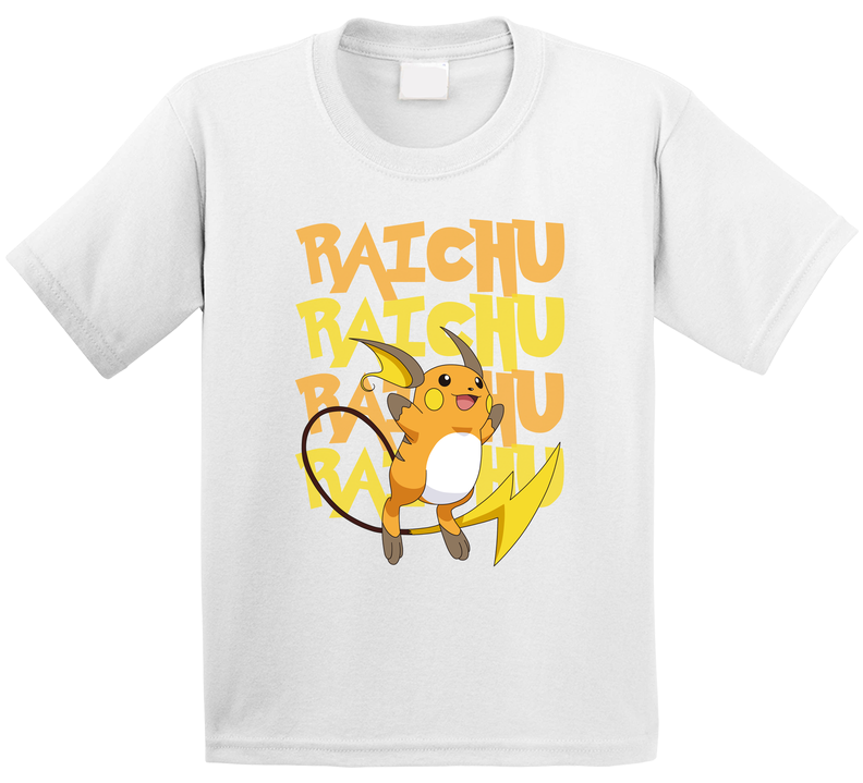 Raichu Pokemon Character Fan Toddler Youth Kids T Shirt
