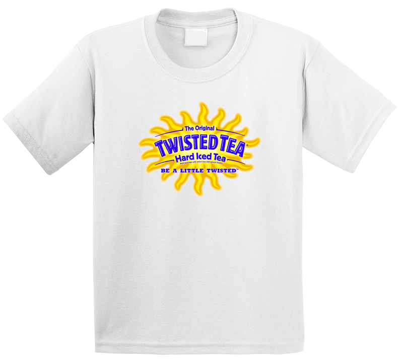 Twisted Tea Logo Hard Iced Tea Junk Food Snack Fan Toddler Youth Kids T Shirt