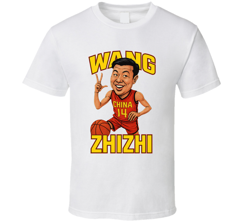 Wang Zhizhi Caricature Fan T Shirt Wang Zhizhi Caricature Fan T Shirt