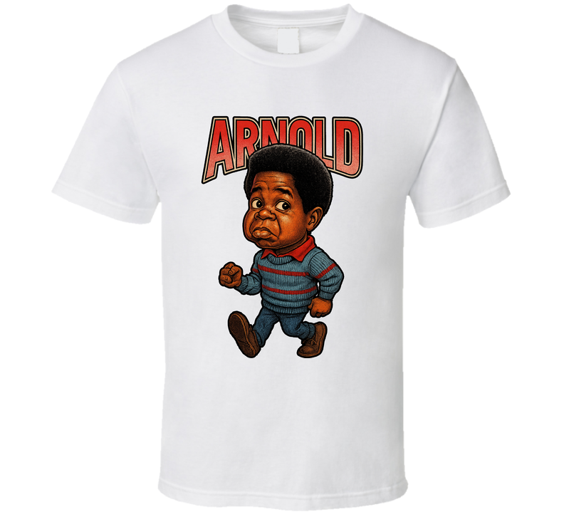 Arnold Jackson Diff'rent Strokes Tv Series Caricature Fan T Shirt Arnold Jackson Diff'rent Strokes Tv Series Caricature Fan T Shirt