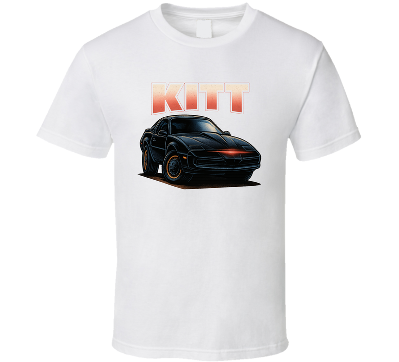 Kitt Knight Rider Tv Series Caricature Fan T Shirt