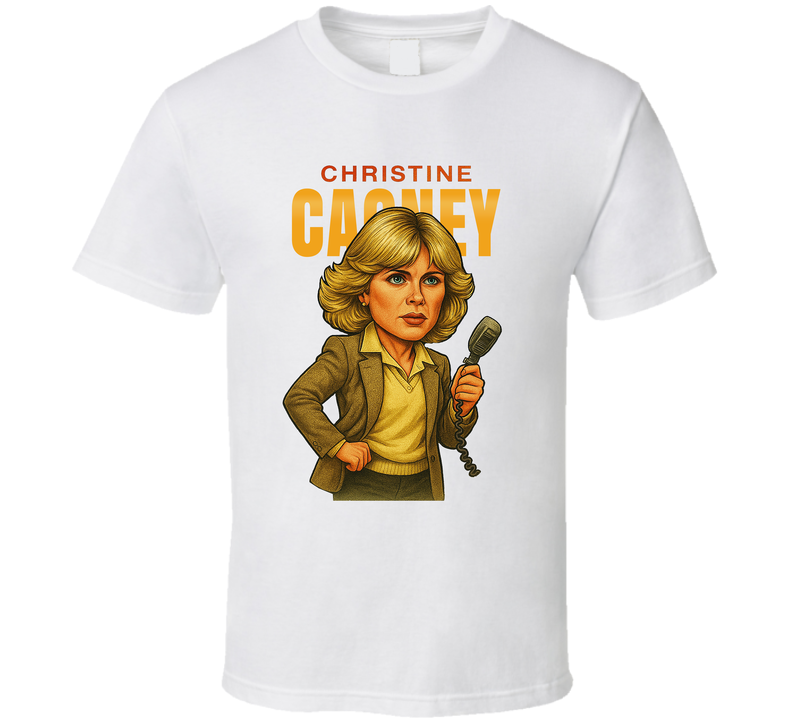 Christine Cagney Cagney And Lacey Tv Series Caricature Fan T Shirt