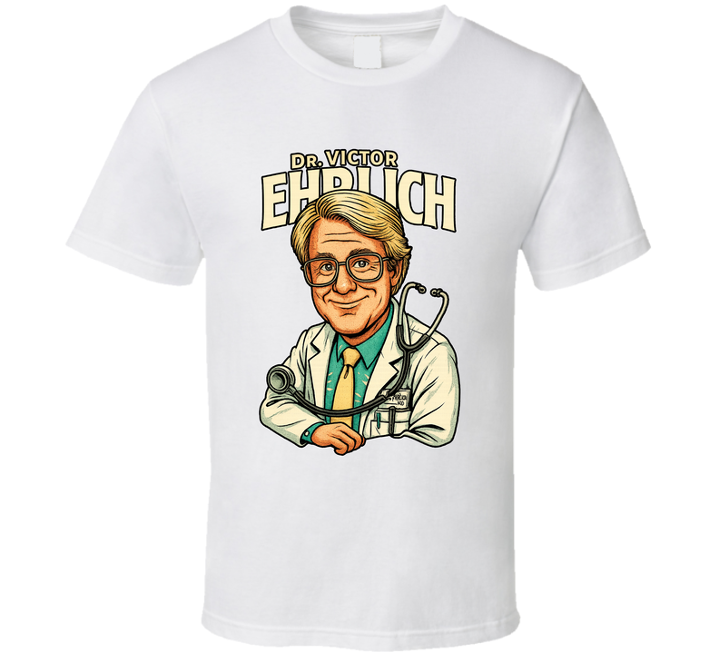 Dr. Victor Ehrlich St. Elsewhere Tv Series Caricature Fan T Shirt Dr. Victor Ehrlich St. Elsewhere Tv Series Caricature Fan T Shirt