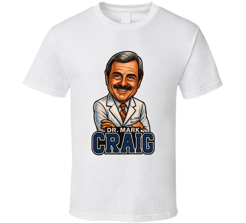 Dr. Mark Craig St. Elsewhere Tv Series Caricature Fan T Shirt Dr. Mark Craig St. Elsewhere Tv Series Caricature Fan T Shirt