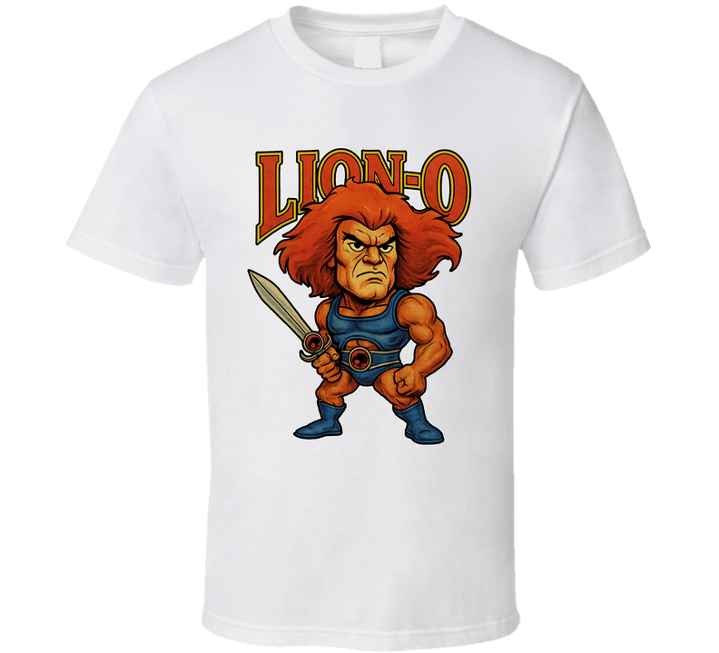 Lion-o Thundercats Cartoon Series Caricature Fan T Shirt