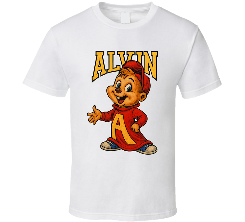 Alvin And The Chipmunks Cartoon Series Caricature Fan T Shirt Alvin And The Chipmunks Cartoon Series Caricature Fan T Shirt