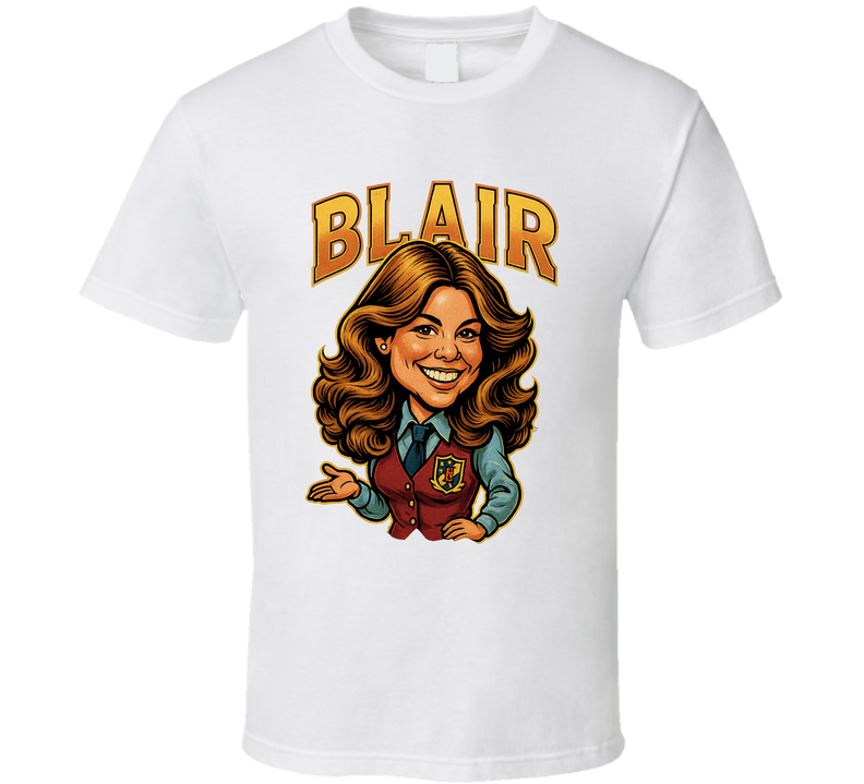 Blair Warner The Facts Of Life Tv Series Caricature Fan T Shirt