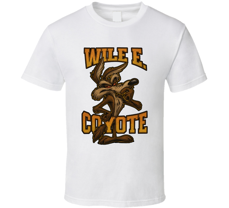 Wile E. Coyote Cartoon Series Caricature Fan T Shirt Wile E. Coyote Cartoon Series Caricature Fan T Shirt