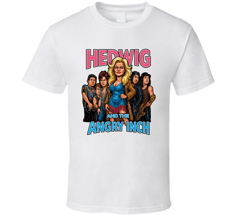 Hedwig And The Angry Inch Fictional Band Caricature Fan T Shirt Hedwig And The Angry Inch Fictional Band Caricature Fan T Shirt