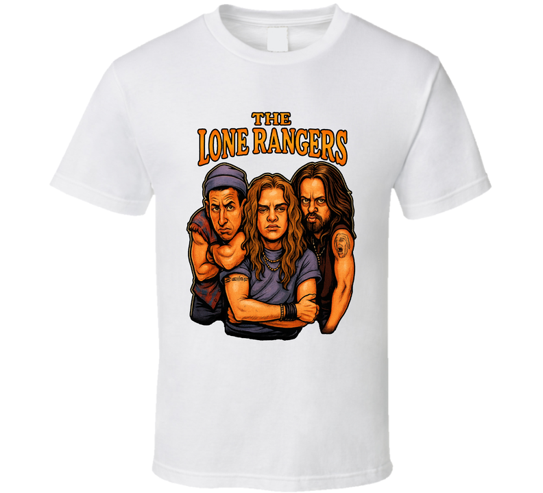 The Lone Rangers Airheads Fictional Band Caricature Fan T Shirt The Lone Rangers Airheads Fictional Band Caricature Fan T Shirt