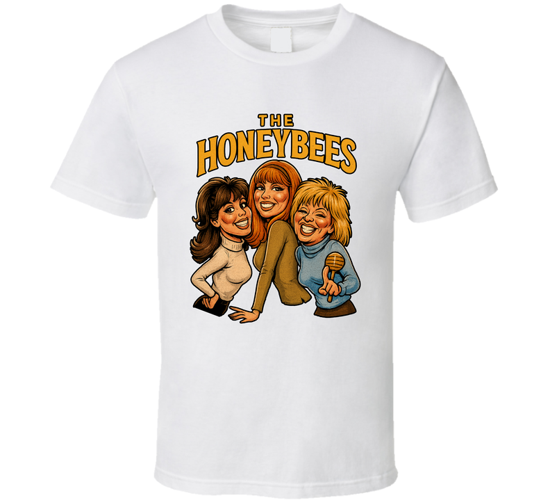 The Honeybees Gilligan's Island Fictional Band Caricature Fan T Shirt The Honeybees Gilligan's Island Fictional Band Caricature Fan T Shirt
