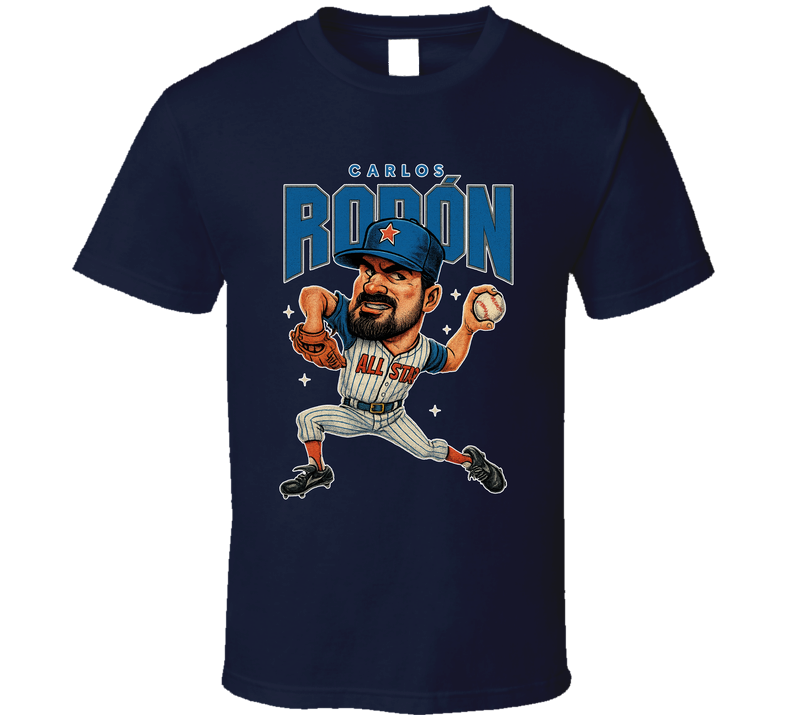 Carlos Rodon All Star Baseball Caricature Fan T Shirt Carlos Rodon All Star Baseball Caricature Fan T Shirt