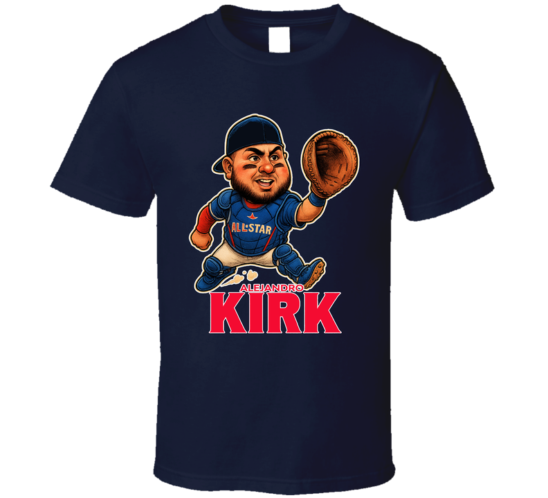 Alejandro Kirk All Star Baseball Caricature Fan T Shirt Alejandro Kirk All Star Baseball Caricature Fan T Shirt