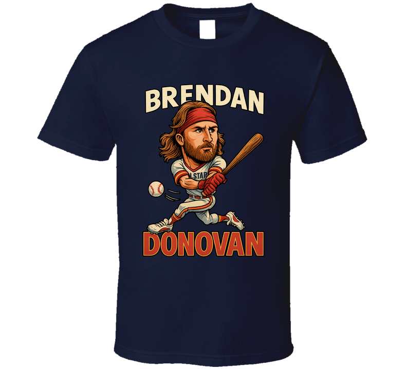 Brendan Donovan All Star Baseball Caricature Fan T Shirt Brendan Donovan All Star Baseball Caricature Fan T Shirt