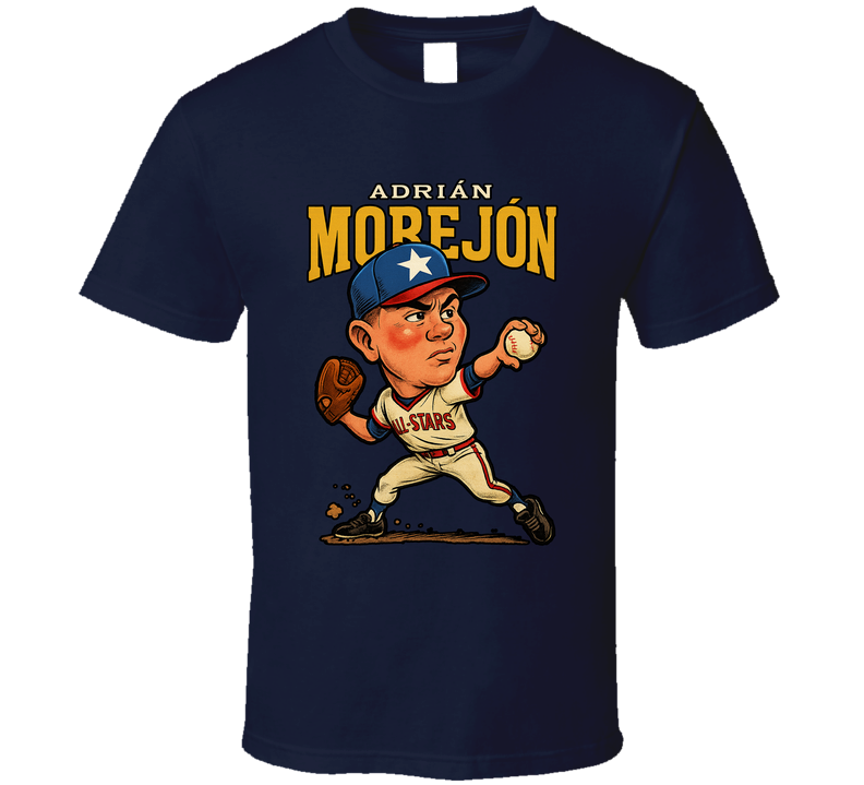 Adrian Morejon All Star Baseball Caricature Fan T Shirt Adrian Morejon All Star Baseball Caricature Fan T Shirt