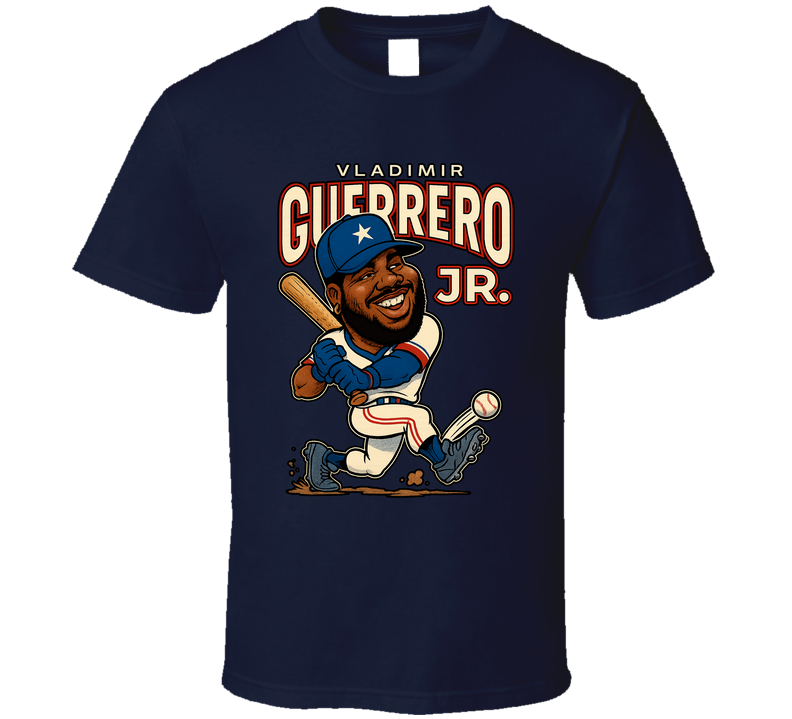 Vladimir Guerrero Jr. All Star Baseball Caricature Fan T Shirt Vladimir Guerrero Jr. All Star Baseball Caricature Fan T Shirt
