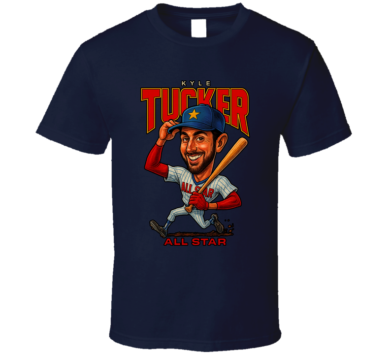 Kyle Tucker All Star Baseball Caricature Fan T Shirt Kyle Tucker All Star Baseball Caricature Fan T Shirt