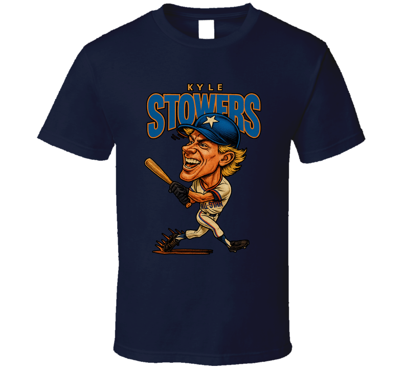 Kyle Stowers All Star Baseball Caricature Fan T Shirt Kyle Stowers All Star Baseball Caricature Fan T Shirt