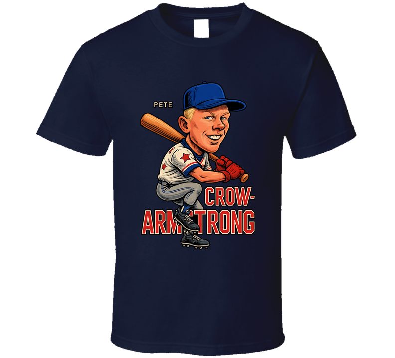 Pete Crow-armstrong All Star Baseball Caricature Fan T Shirt Pete Crow-armstrong All Star Baseball Caricature Fan T Shirt