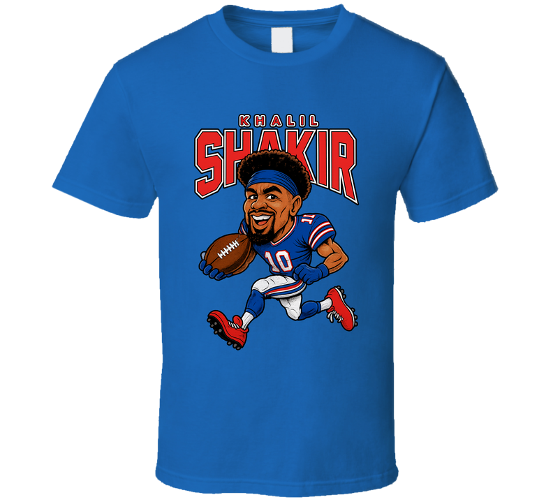Khalil Shakir Football Caricature Fan T Shirt