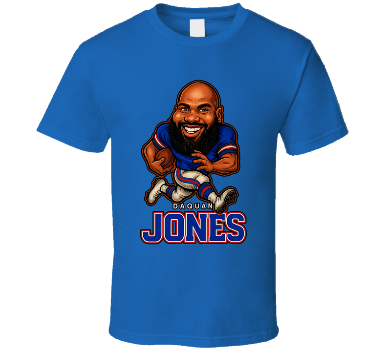Daquan Jones Football Caricature Fan T Shirt Daquan Jones Football Caricature Fan T Shirt