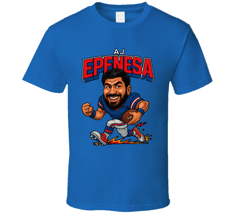 Aj Epenesa Football Caricature Fan T Shirt
