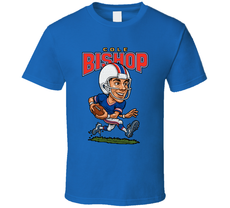 Cole Bishop Football Caricature Fan T Shirt