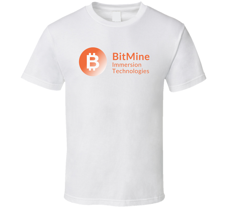 Bitmine Immersion Technologies, Inc. Bitcoin T Shirt Bitmine Immersion Technologies, Inc. Bitcoin T Shirt