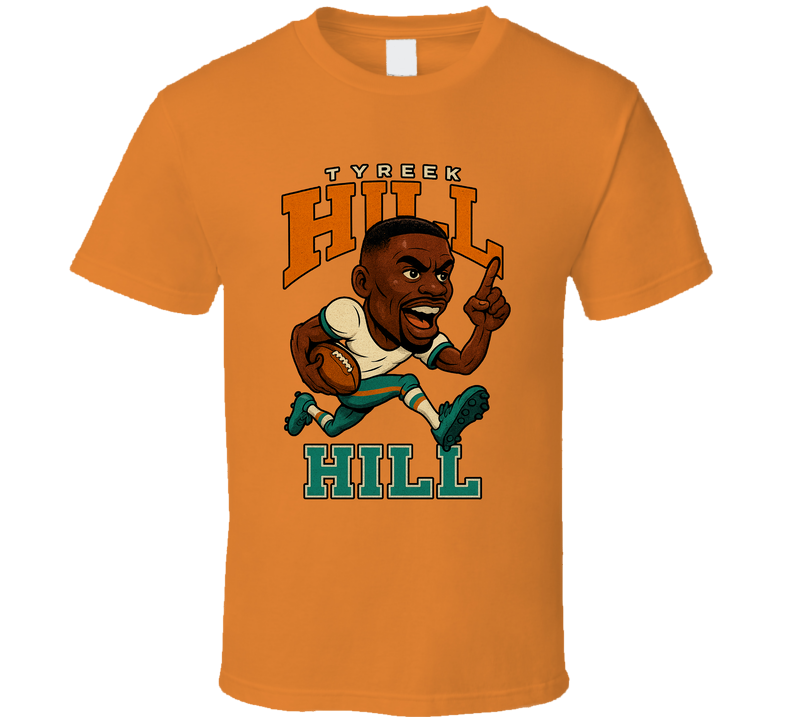 Tyreek Hill Football Caricature Fan T Shirt Tyreek Hill Football Caricature Fan T Shirt