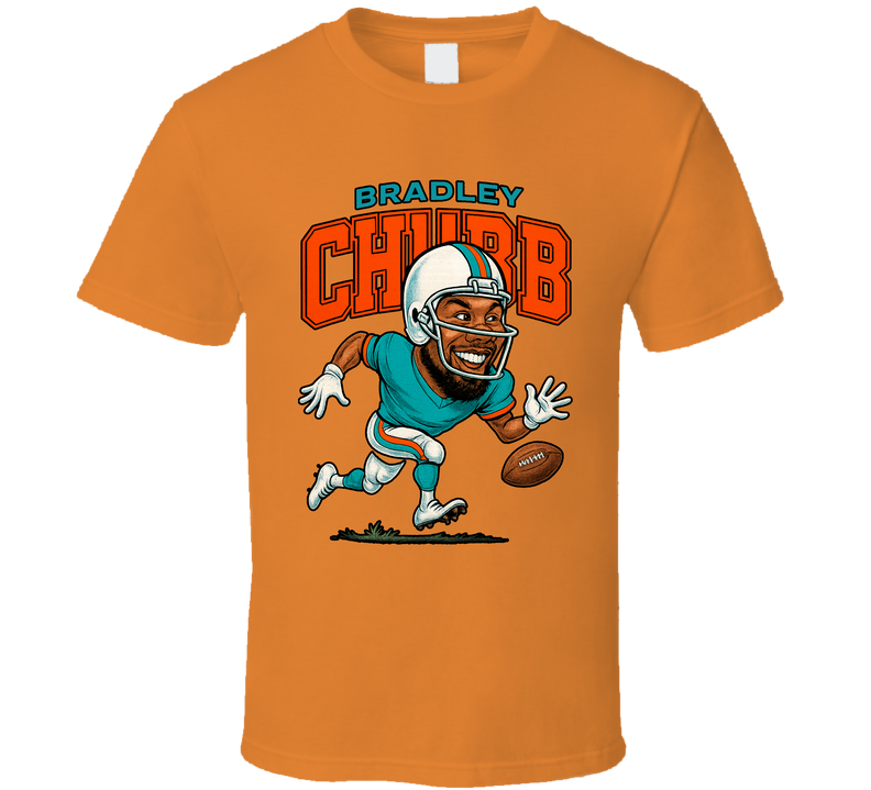 Bradley Chubb Football Caricature Fan T Shirt Bradley Chubb Football Caricature Fan T Shirt